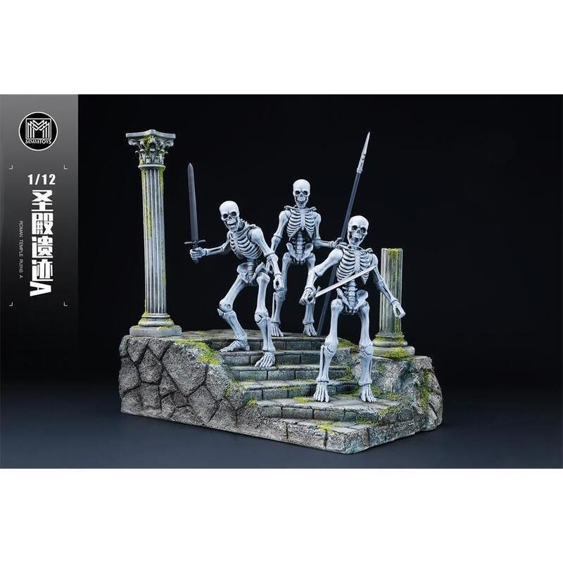 《$uper Toys》全新 MMMTOYS 1/12 聖鬥士 JOJO 聖殿遺跡 場景 地台 模型 羅馬柱 羅馬-細節圖6