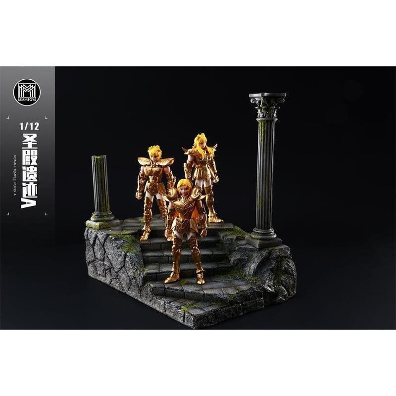 《$uper Toys》全新 MMMTOYS 1/12 聖鬥士 JOJO 聖殿遺跡 場景 地台 模型 羅馬柱 羅馬-細節圖8