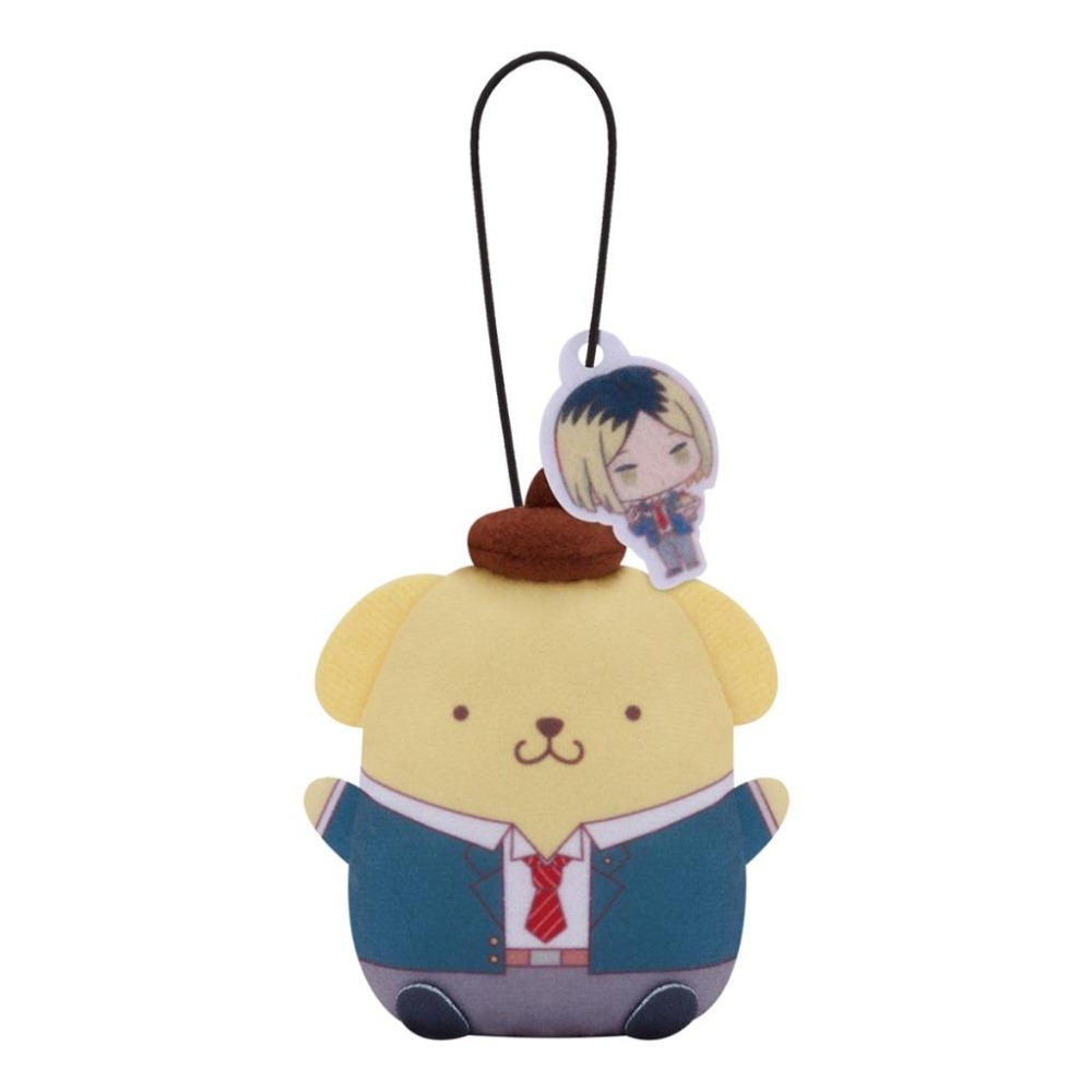 《$uper Toys》全新現貨 萬代 景品 排球少年x三麗鷗 明星 努努 娃娃 吊飾 玩偶 研磨 布丁狗 帕恰狗-細節圖2