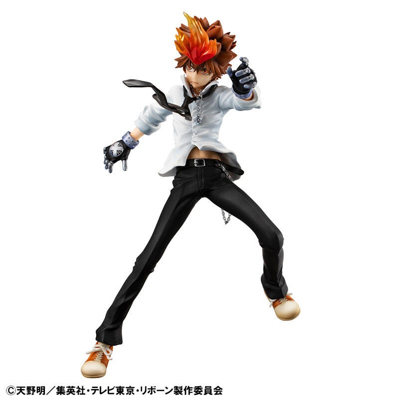 MH 限定 G.E.M 家庭教師 澤田綱吉 雲雀恭彌 里包恩 1/8 PVC GEM 公仔-細節圖5