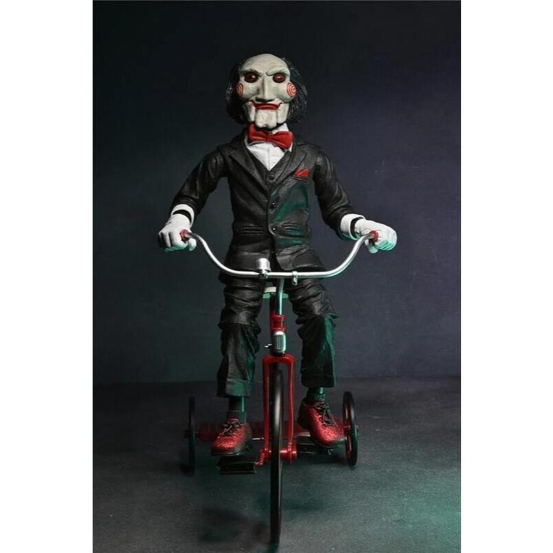 《$uper Toys》NECA 奪魂鋸 騎三輪車的比利 比利 三輪車 騎單車 12吋 可動 人偶 公仔-細節圖2