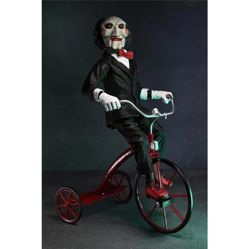 《$uper Toys》NECA 奪魂鋸 騎三輪車的比利 比利 三輪車 騎單車 12吋 可動 人偶 公仔-細節圖3