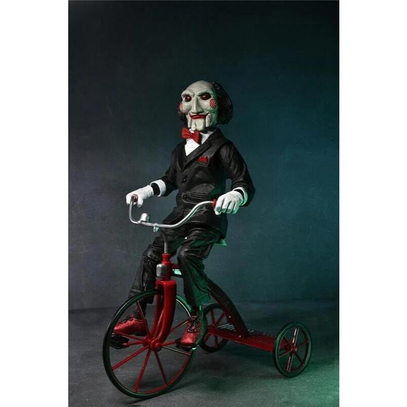 《$uper Toys》NECA 奪魂鋸 騎三輪車的比利 比利 三輪車 騎單車 12吋 可動 人偶 公仔-細節圖4