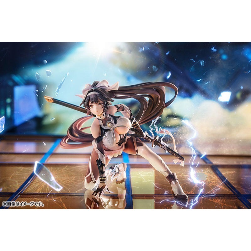 GSC 碧藍航線 高雄 破魔艦術 神護 1/7 pvc 公仔 模型-細節圖2