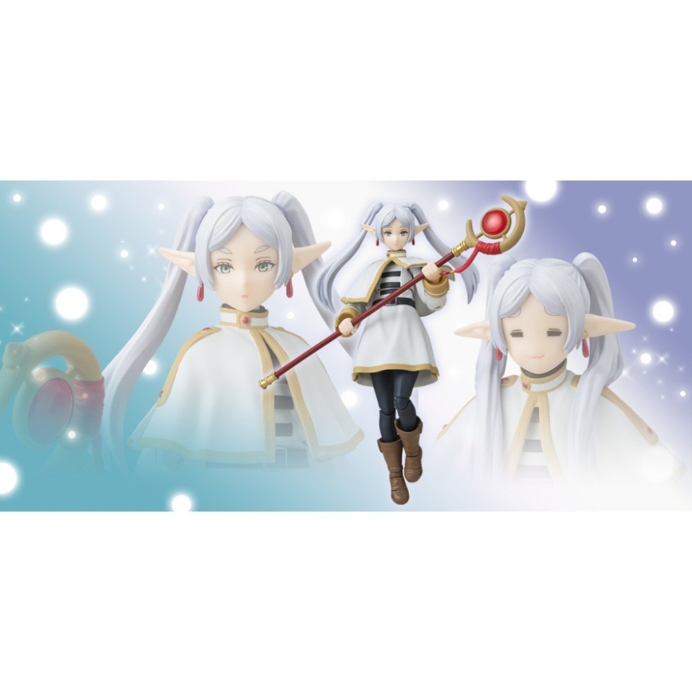 萬代 代理版 SHF 葬送的芙莉蓮 芙莉蓮 費倫 可動 人偶 公仔 模型-細節圖2