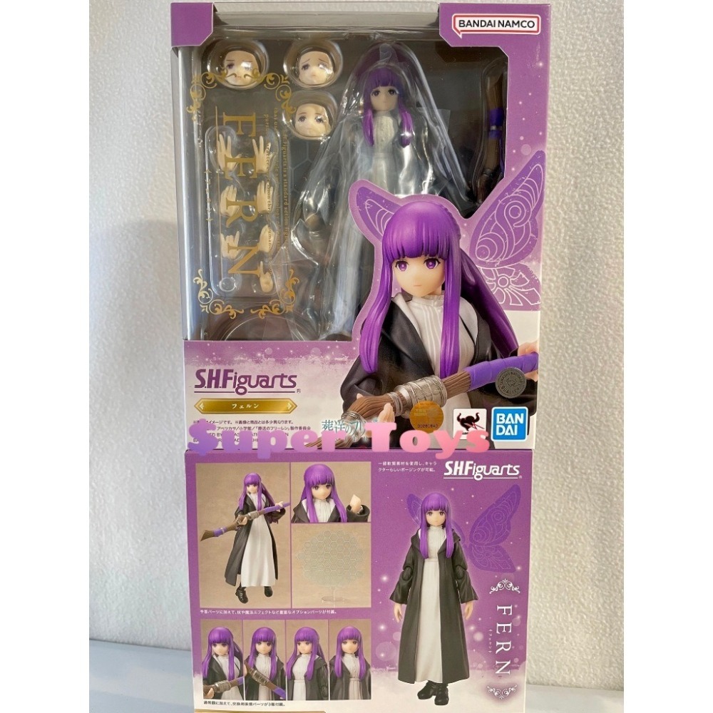 萬代 代理版 SHF 葬送的芙莉蓮 芙莉蓮 費倫 可動 人偶 公仔 模型-細節圖3