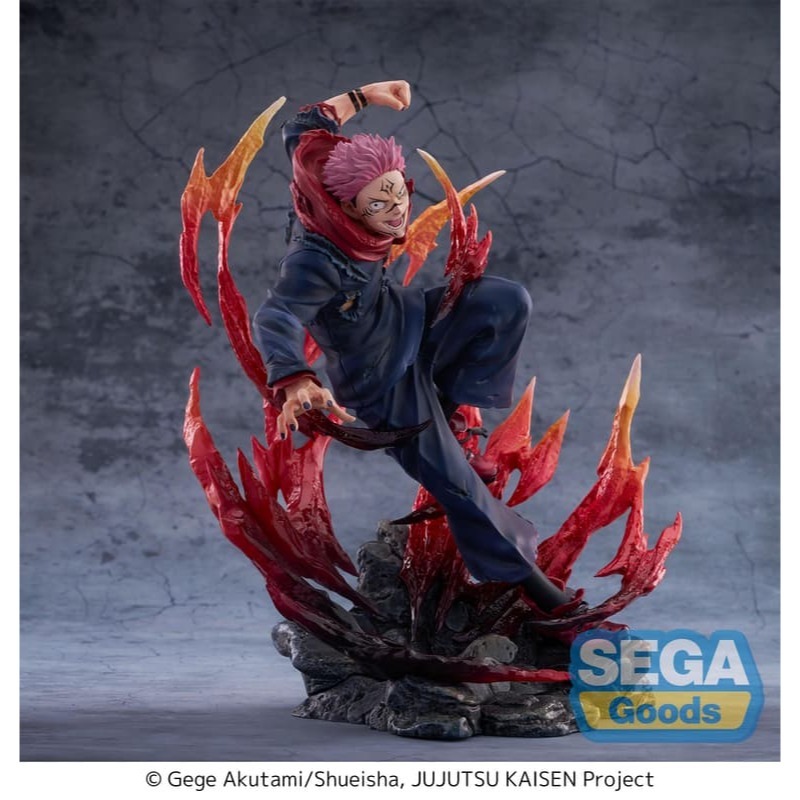 全新 SEGA 景品 FIGURIZMα 咒術迴戰 澀谷事變 宿儺 八握劍異戒神將 魔虛羅 兩面宿儺 公仔 模型 場景-細節圖2