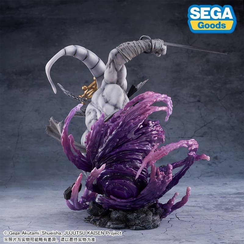 全新 SEGA 景品 FIGURIZMα 咒術迴戰 澀谷事變 宿儺 八握劍異戒神將 魔虛羅 兩面宿儺 公仔 模型 場景-細節圖4