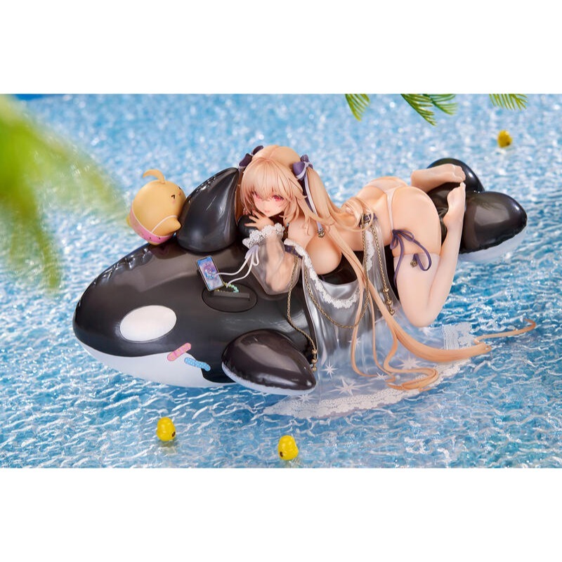 特典版 APEX 碧藍航線 安克雷奇 安寶 海豚 海洋 游泳課 Ver. 泳衣 泳裝 1/7 PVC 完成品 附特典-細節圖3