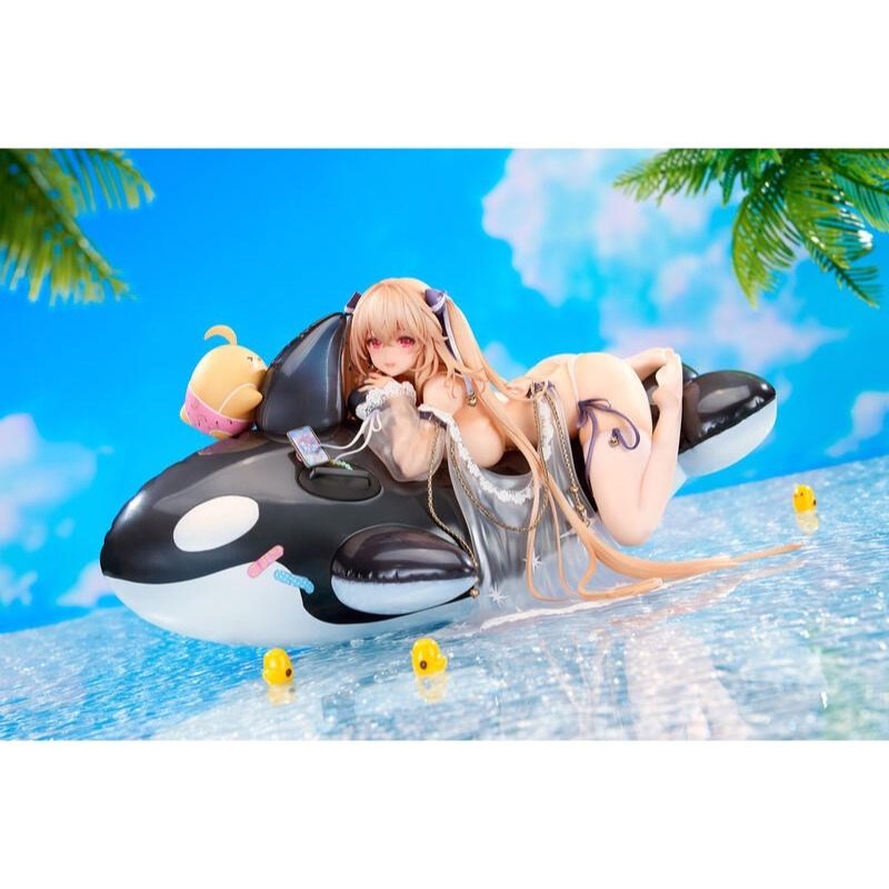 特典版 APEX 碧藍航線 安克雷奇 安寶 海豚 海洋 游泳課 Ver. 泳衣 泳裝 1/7 PVC 完成品 附特典-細節圖4