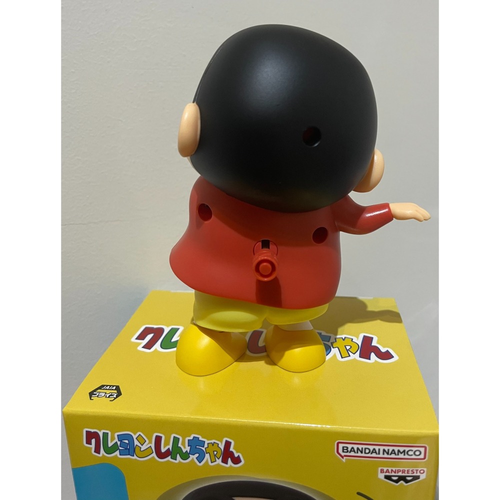 《$uper Toys》全新 日版 景品 蠟筆小新 機關 阿呆 新之助 扭扭小新 趣味 旋轉鼻涕 扭來扭去 模型 公仔-細節圖4