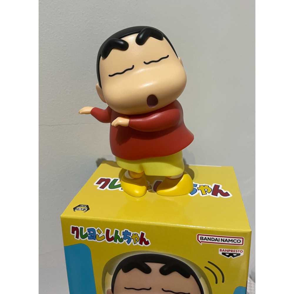 《$uper Toys》全新 日版 景品 蠟筆小新 機關 阿呆 新之助 扭扭小新 趣味 旋轉鼻涕 扭來扭去 模型 公仔-細節圖5