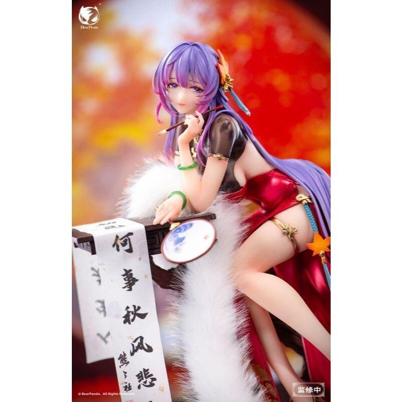 《$uper Toys》全新 特典 BearPanda 國風系列 Biya原畫 聯名款 納蘭詞 1/6 公仔 模型-細節圖4