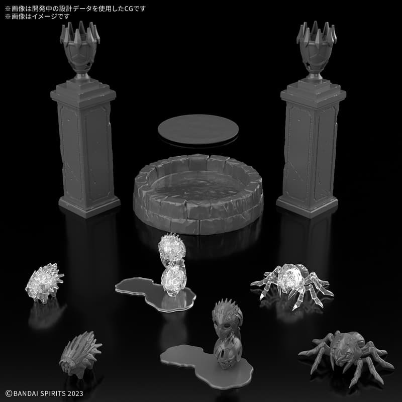 《$uper Toys》全新 萬代 30MF 改裝景物3 組裝奇幻輕作戰 組裝 模型 公仔 人偶 骨兵 場景-細節圖3