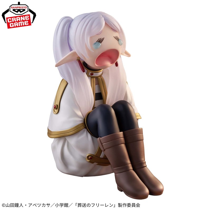 《$uper Toys》全新 BP 景品 葬送的芙莉蓮 哭哭 芙莉蓮 大哭的芙莉蓮 嚎啕大哭 公仔 坐姿 模型-細節圖5