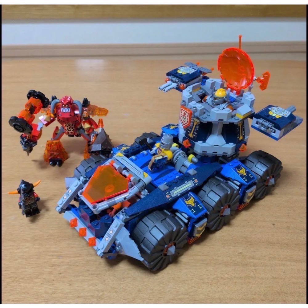 【售】經典絕版未來騎士團 70322 砲塔戰車（含巨型炎魔）-細節圖3