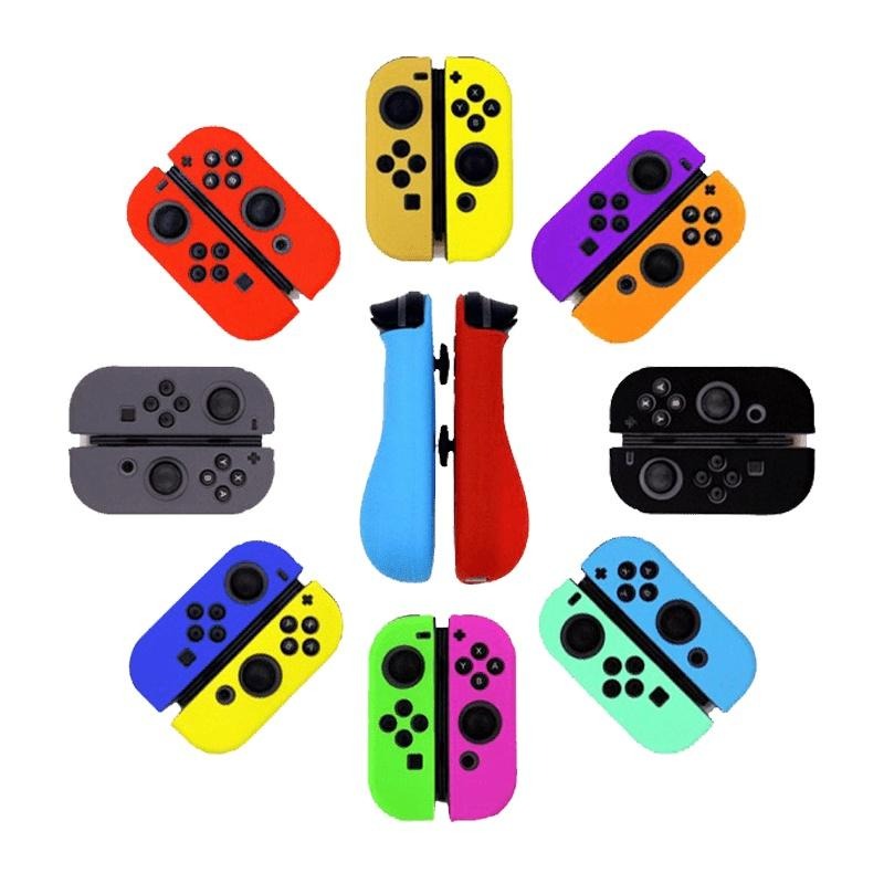 【台灣公司貨】 NS Switch Joycon 保護套 TPU材質 矽膠套 搖桿套 果凍套 手柄套 保護殼 手把套-細節圖2