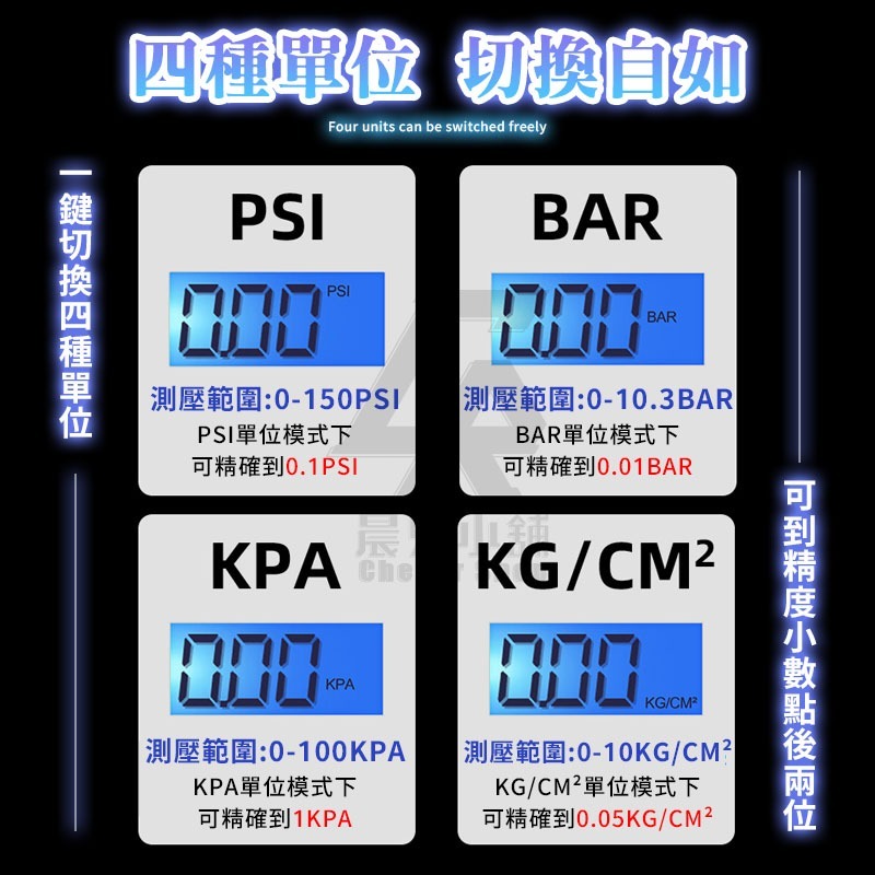 輪胎胎壓計 數位式胎壓計 電子胎壓計 胎壓檢測器 胎壓偵測器 胎壓計 便攜式胎壓測試儀 輪胎氣壓計-細節圖8