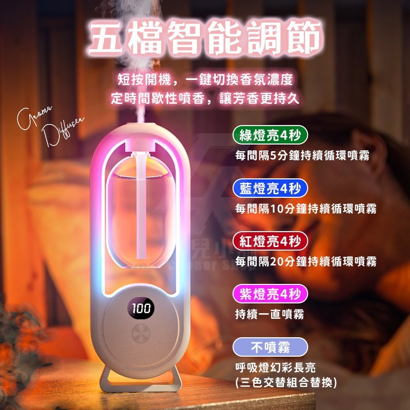 智能香薰機 智能噴香機 定時香水機 香薰機 擴香機 精油機 香氛機 芳香機 芳香噴霧機 火焰香薰機-細節圖5