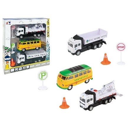 【童話工坊】樂彩森林 聲光迴力車-巡邏大隊7入組、支援大隊7入組、公務大隊7入組(組裝特賣)-細節圖9