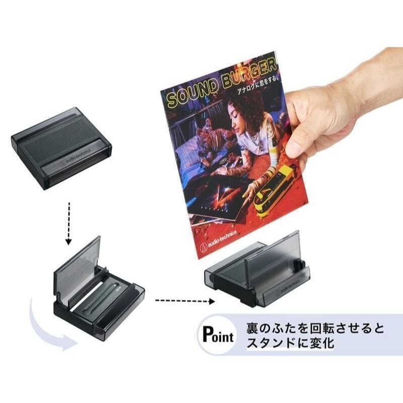 【UP Music】現貨 日本鐵三角 Audio-Technica AT6028 三合一清潔組 唱頭刷 唱片刷 唱片架-細節圖6