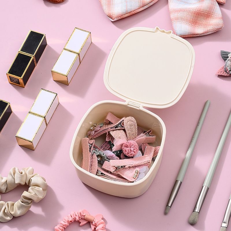 收納系列🎀多功能 髮圈 小物 飾品 收納盒。3色-細節圖3