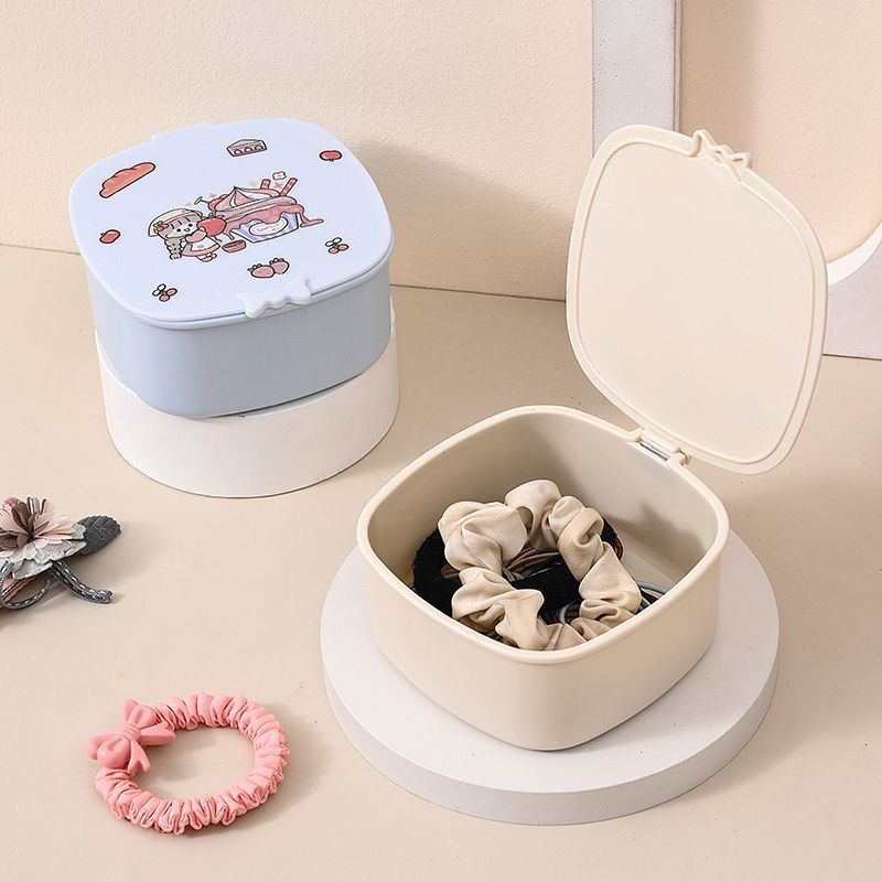 收納系列🎀多功能 髮圈 小物 飾品 收納盒。3色-細節圖4