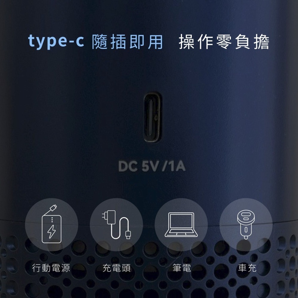 Pallarify 鈀鎰科技【PD AIR 車用空氣清淨機】車用家用空氣清淨機 負離子 除異味PM2.5 淨化器 清淨-細節圖8