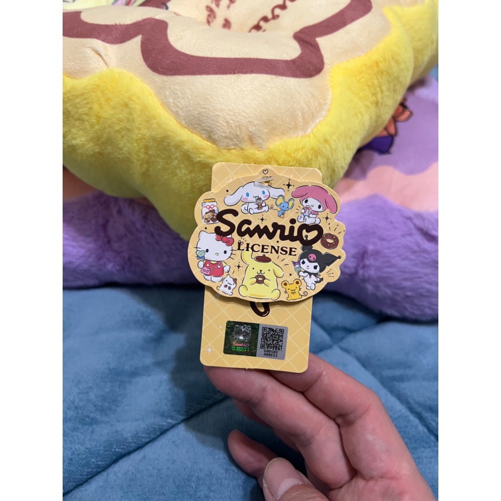 方型坐墊 布丁狗 肥嘟嘟左衛門 三麗鷗-細節圖2