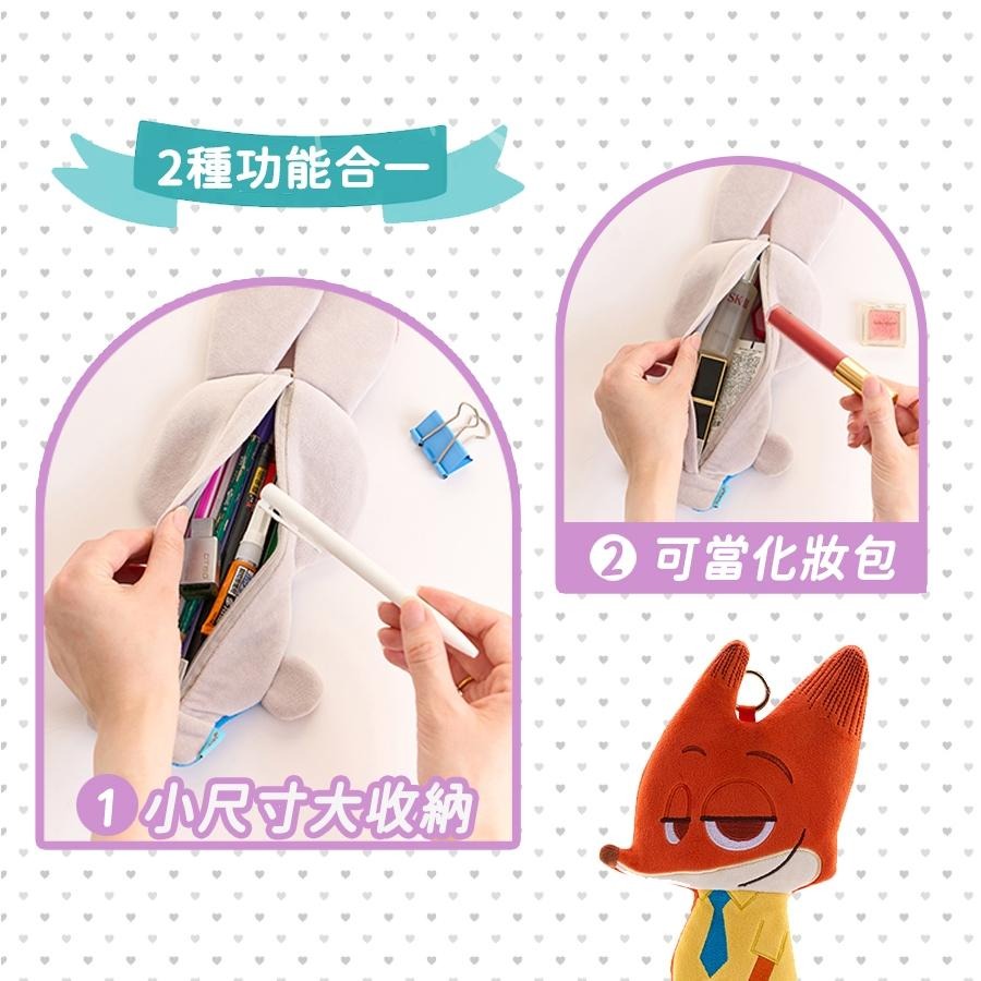 [泡泡潮玩]迪士尼 筆袋 Disney 鉛筆盒 小包 動物方城市 尼克 小熊維尼 玩具總動員 Zootopia-細節圖2