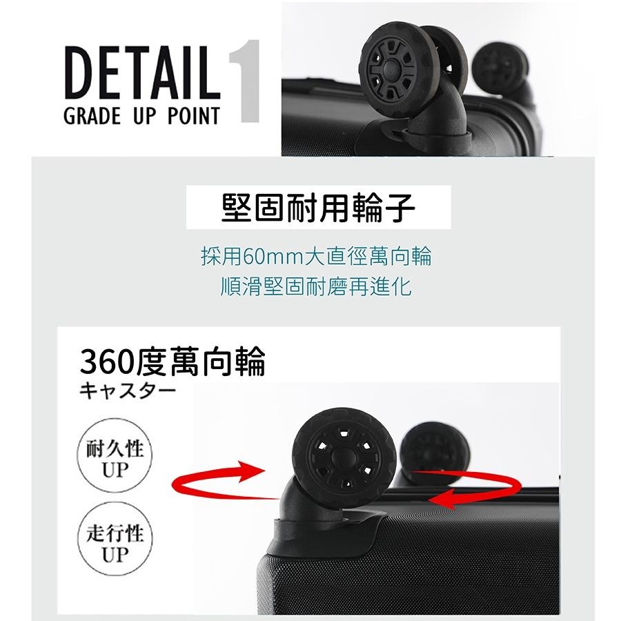 [2年保固] 行李箱 旅行箱 中開 20吋 24吋 登機箱 旅行者 TouristClub-細節圖3