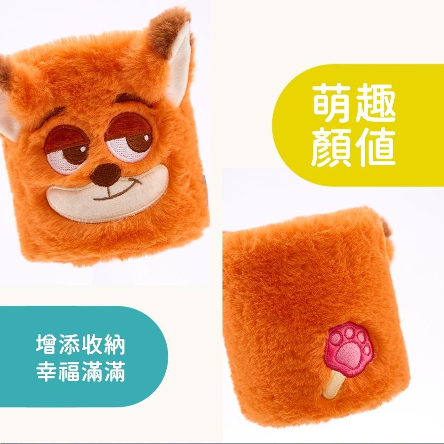 [泡泡潮玩] Disney 迪士尼 絨毛 筆筒 Zoobies 動物方程市 尼克 茱迪 文具 玩具總動員-細節圖8