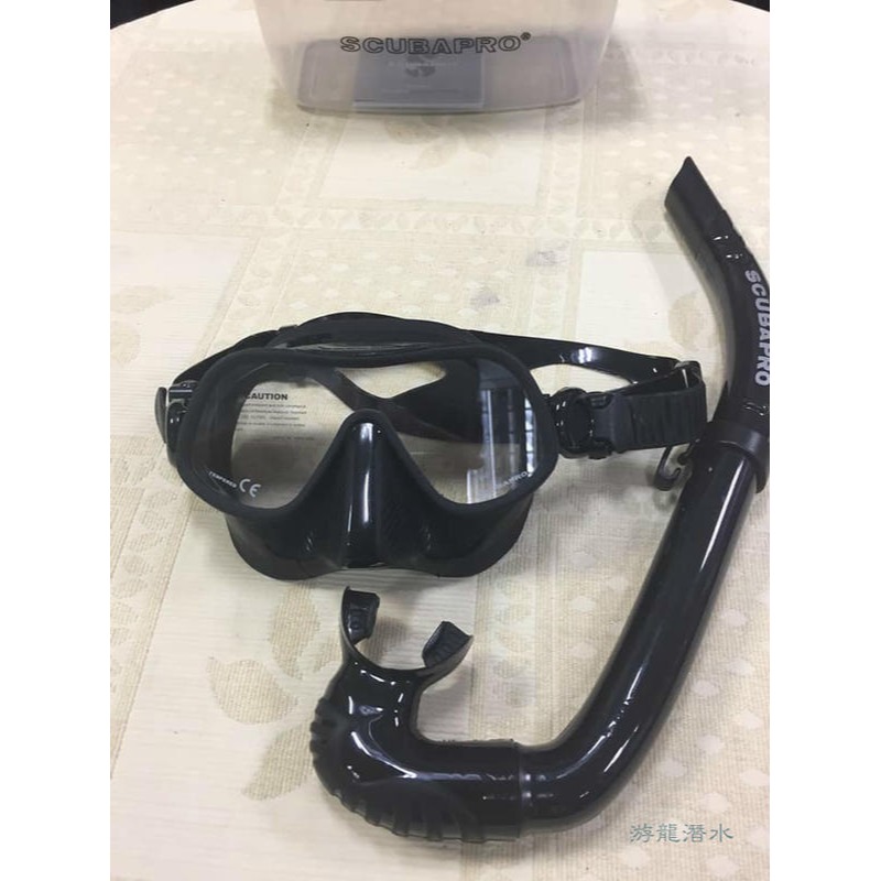 SCUBAPRO STEEL PRO MASK低容積單面鏡、APNEA SNORKEL呼吸管-細節圖6