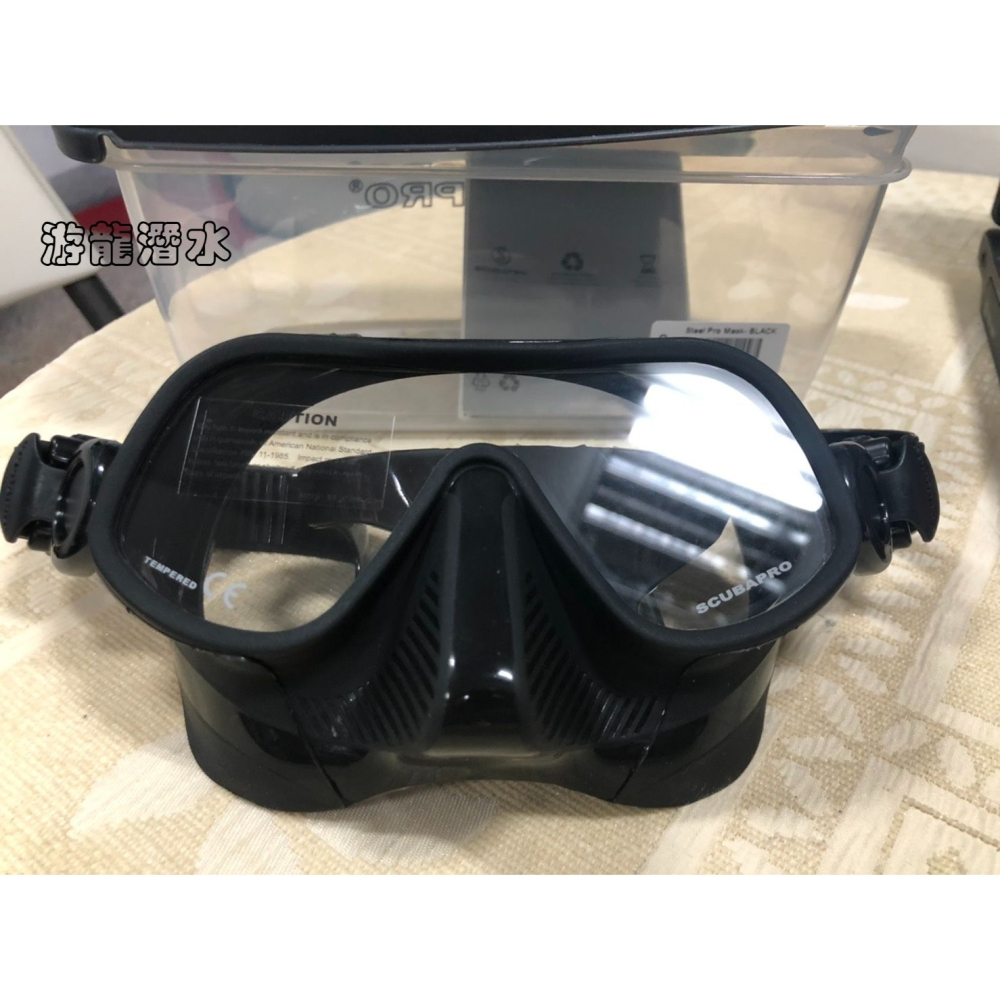 SCUBAPRO STEEL PRO MASK低容積單面鏡、APNEA SNORKEL呼吸管-細節圖7