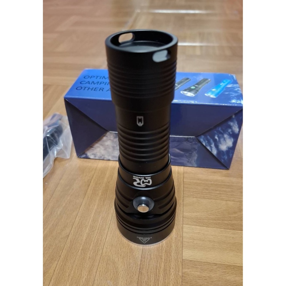 游龍潛水●MR.DIVING PRODUCT 鋁合金潛水手電筒 水下照明燈 P70 LED白光1050流明 防水45M-細節圖5