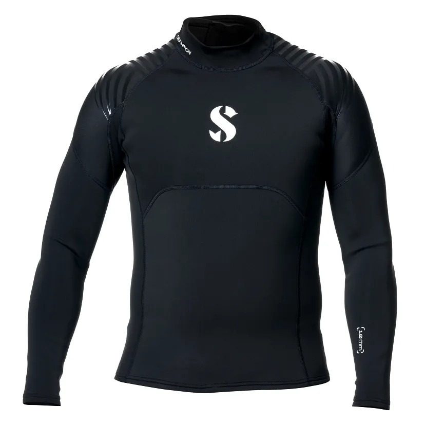 游龍潛水●SCUBAPRO Definition Top 1mm 防寒上衣 男款-細節圖2