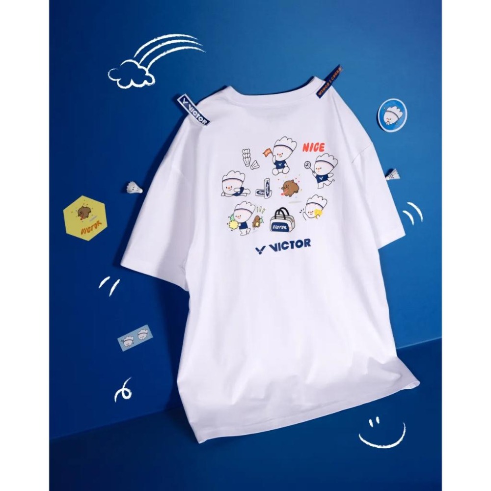 丘林體育Chilling | VICTOR 球衣 | T-2601WAC 吉祥物系列針織 T-shirt | 中性 限量-細節圖4