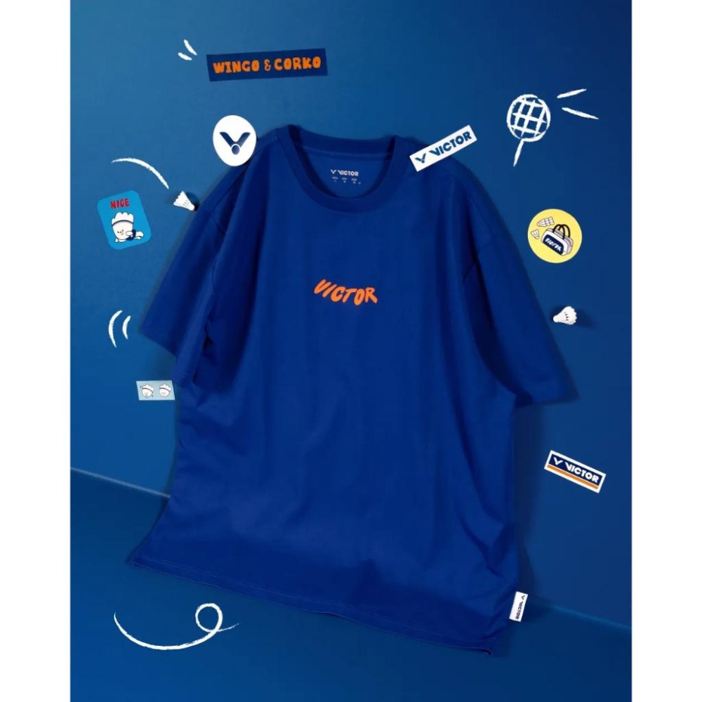 丘林體育Chilling | VICTOR 球衣 | T-2601WAC 吉祥物系列針織 T-shirt | 中性 限量-細節圖5