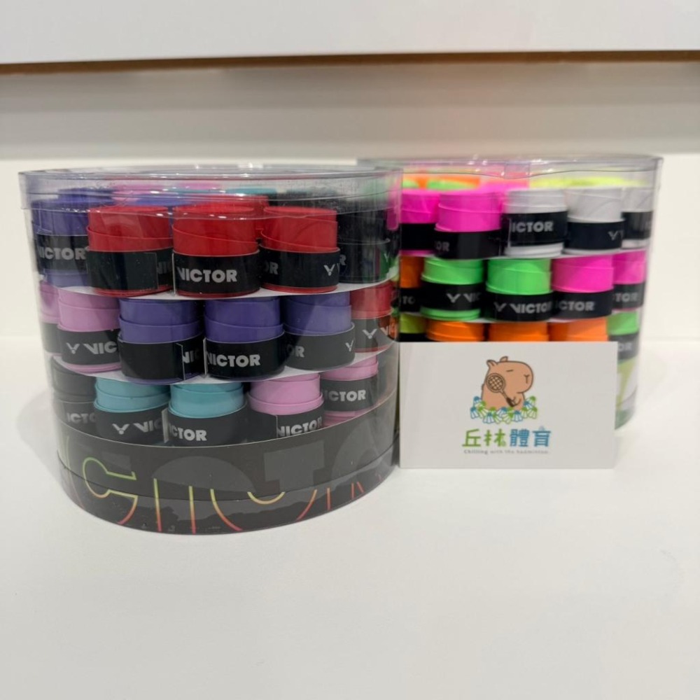 丘林體育Chilling | VICTOR 握把布 | C-1021 握把布 | 60入桶裝 | 高CP值 校隊 台灣製-細節圖2