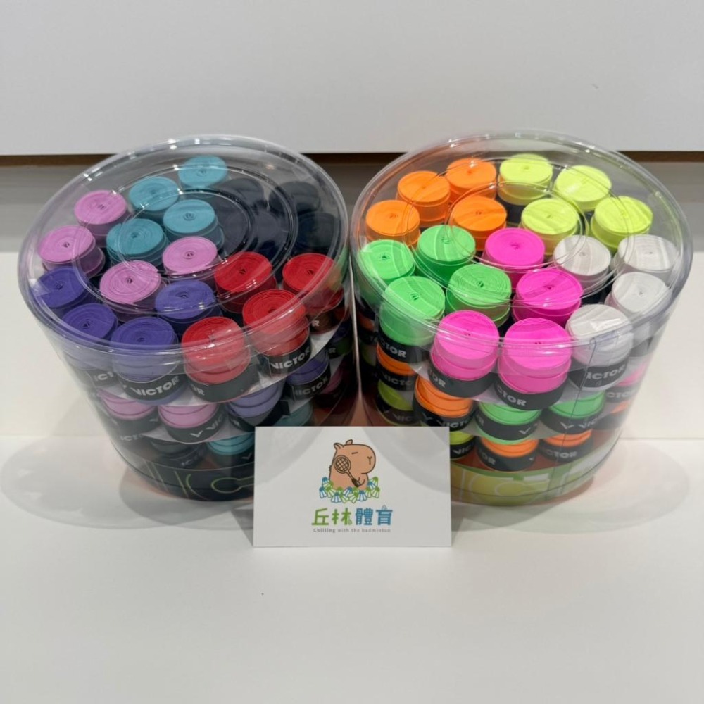 丘林體育Chilling | VICTOR 握把布 | C-1021 握把布 | 60入桶裝 | 高CP值 校隊 台灣製-細節圖5