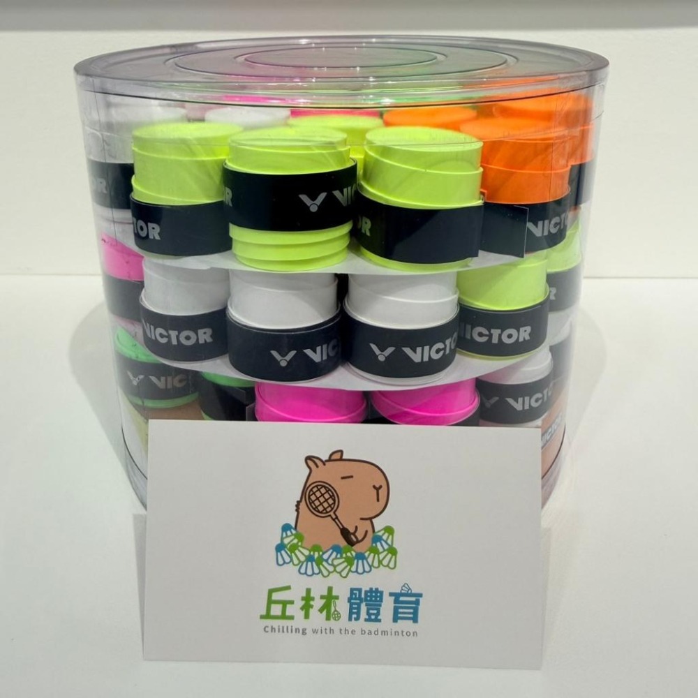 丘林體育Chilling | VICTOR 握把布 | C-1021 握把布 | 60入桶裝 | 高CP值 校隊 台灣製-細節圖6