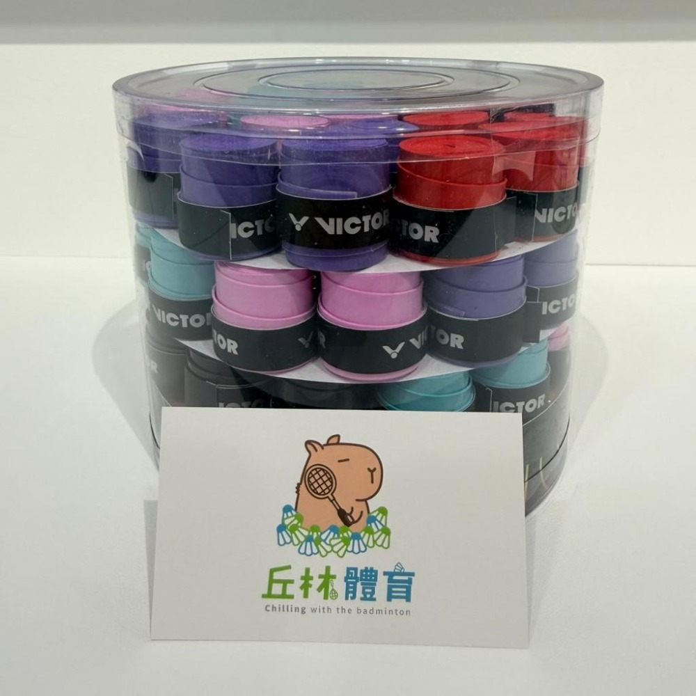丘林體育Chilling | VICTOR 握把布 | C-1021 握把布 | 60入桶裝 | 高CP值 校隊 台灣製-細節圖7