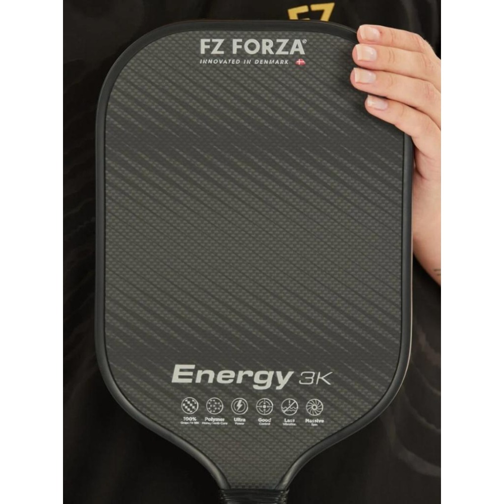 丘林體育Chilling | FZ 匹克球拍 | FORZA ENERGY 3K | 中階 | 16mm 磨砂 蜂巢-細節圖8