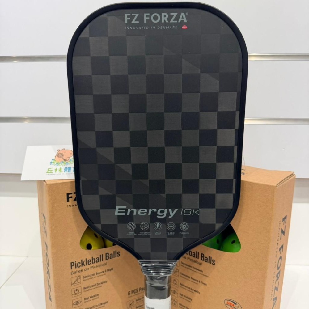 丘林體育Chilling | FZ 匹克球拍 | FORZA Energy 18K | 高階 | 14mm | 蜂巢磨砂-細節圖3