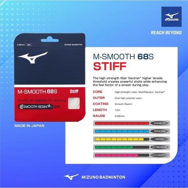 丘林體育Chilling | MIZUNO羽球線 | M-SMOOTH 65R 65H 66H 68S | 日本製 拍線-細節圖4