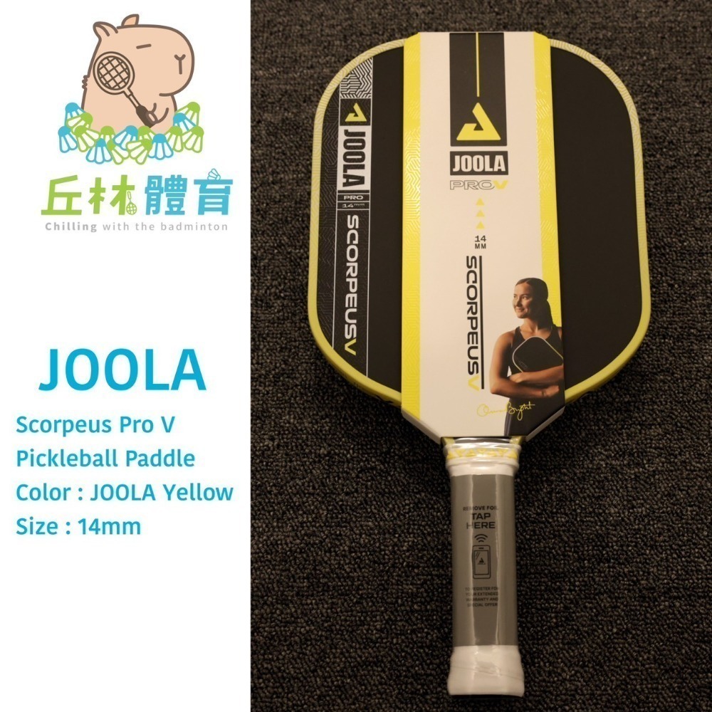 丘林體育Chilling | JOOLA 匹克球 | Scorpeus Pro V 14 16mm 匹克球拍 | 5代-規格圖11