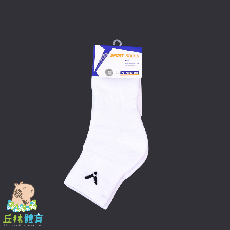丘林體育Chilling | VICTOR 運動厚襪 | C-5028 AC C 中筒經典厚襪 | 台製 無止滑 基本款-細節圖6