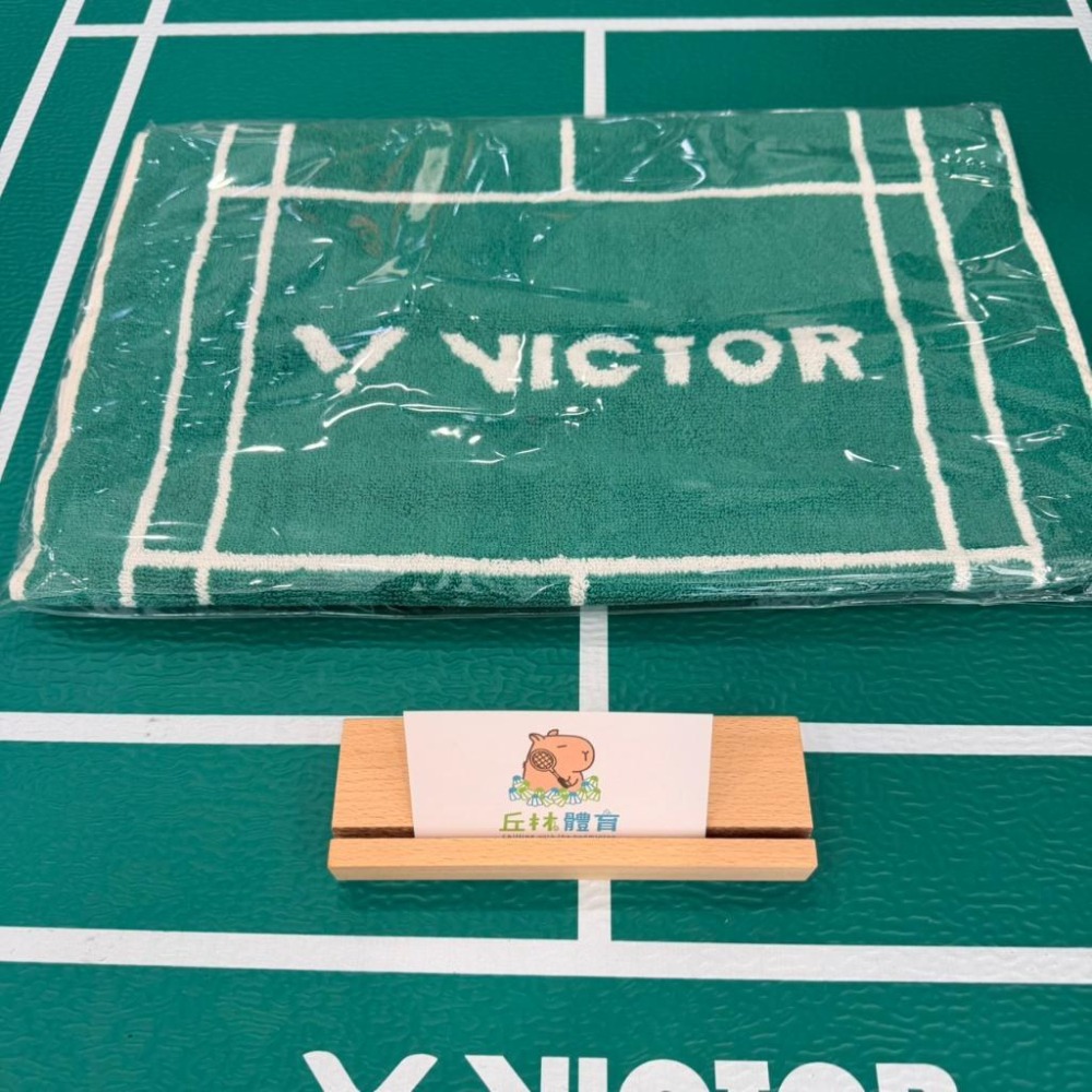 丘林體育Chilling | VICTOR 運動毛巾 |  C-4184 場地造型運動毛巾 | 100%棉 羽球場 台製-細節圖2