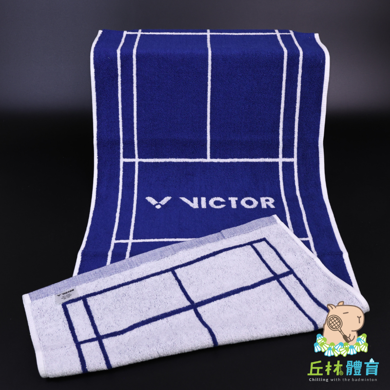 丘林體育Chilling | VICTOR 運動毛巾 |  C-4184 場地造型運動毛巾 | 100%棉 羽球場 台製-細節圖4