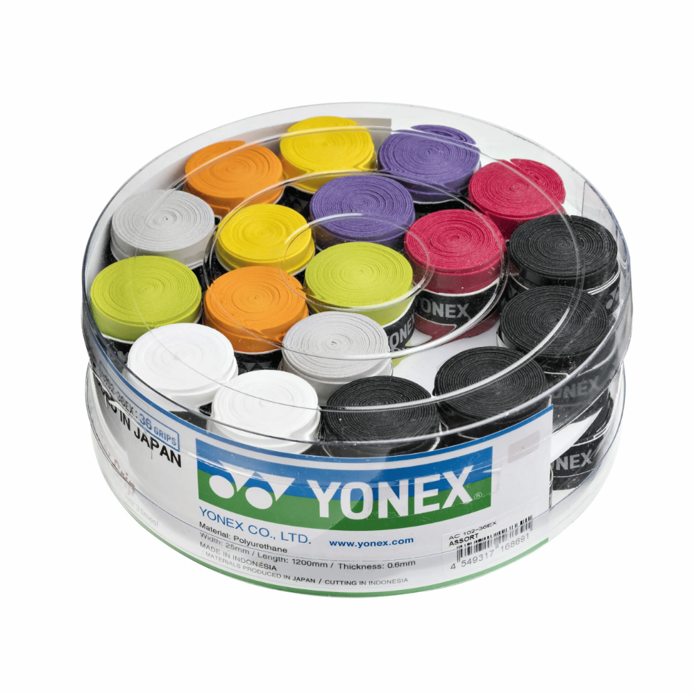 丘林體育Chilling | YONEX握把布 | AC102EX-36 握把布 | AC102 36入 | 吸汗 止滑-規格圖10